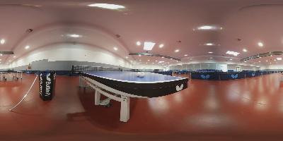 Le pavillon de tennis de table